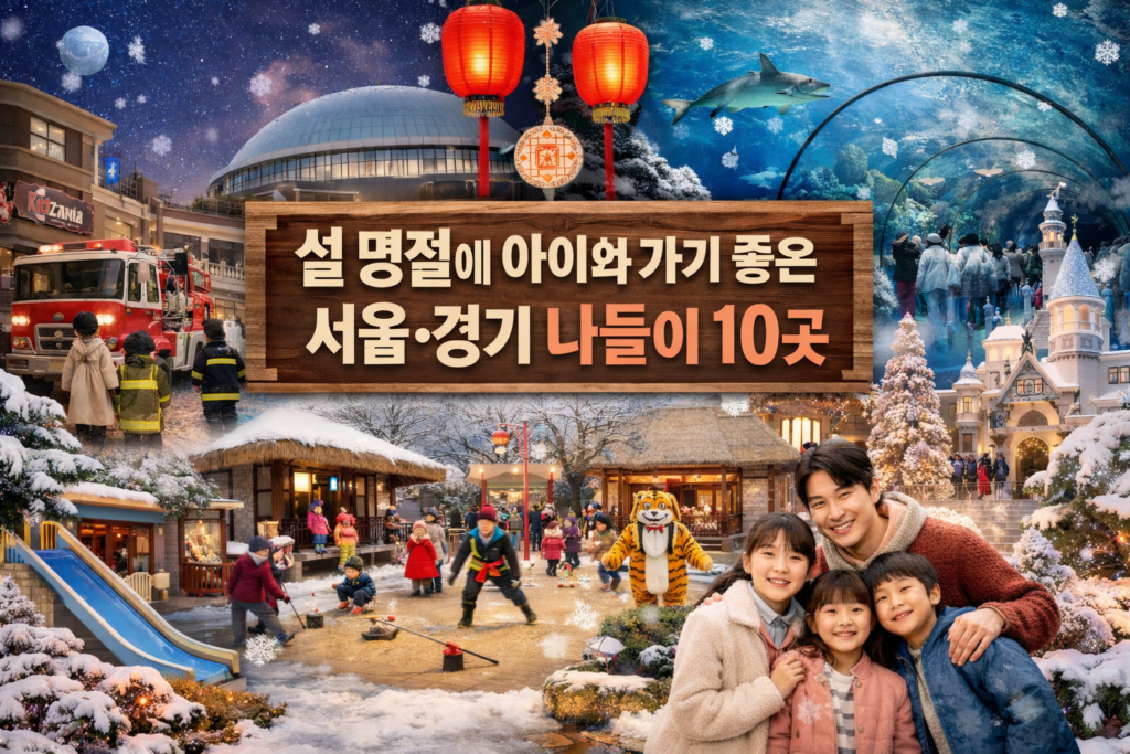 설 명절 아이와 가기 좋은 곳